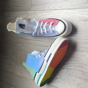 Converse high top platform sneakers